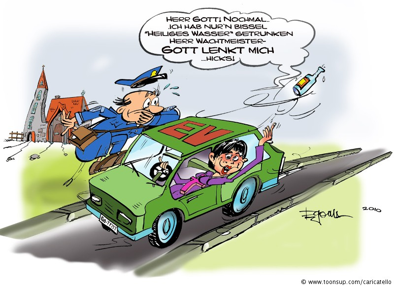 Cartoon: Immer schön kirchlich bleiben.... 1