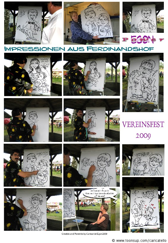 Illustration: Impressionen eines Auftrittes 2