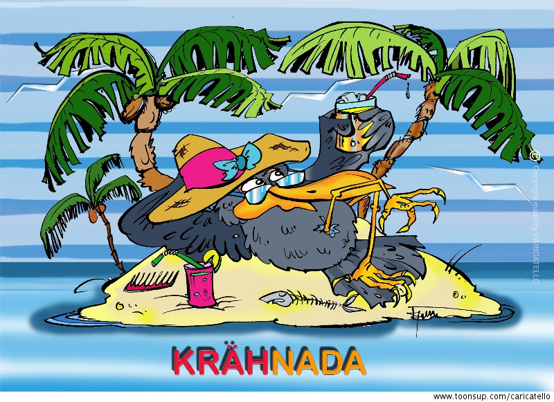 Cartoon: Urlaub auf KRÄHnada 1