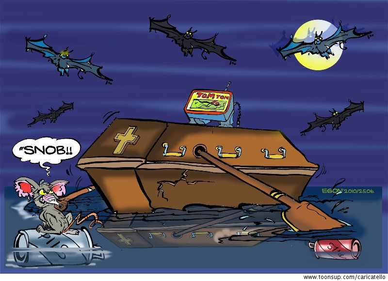 Cartoon: Rubrik 'Schwarzer Humor' 1