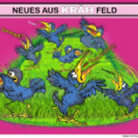KRÄHfeld  (1 x krähen 2,- Euro)