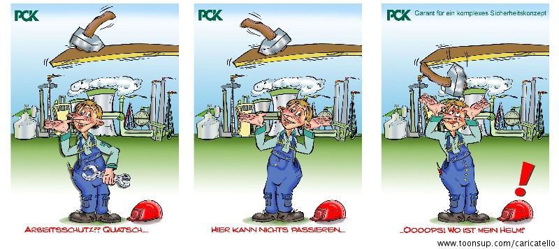 Illustration: Auftragsarbeit (Arbeitsschutz) 1
