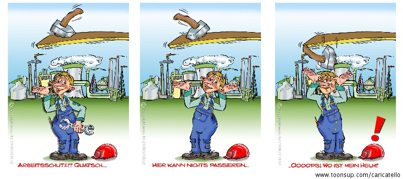 Illustration: Auftragsarbeit (Arbeitsschutz) 2