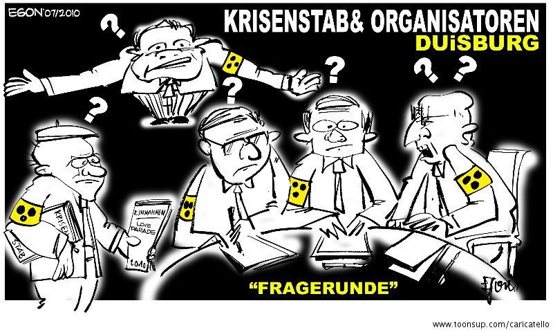 Cartoon: Sitzung der Ahnungslosen 1