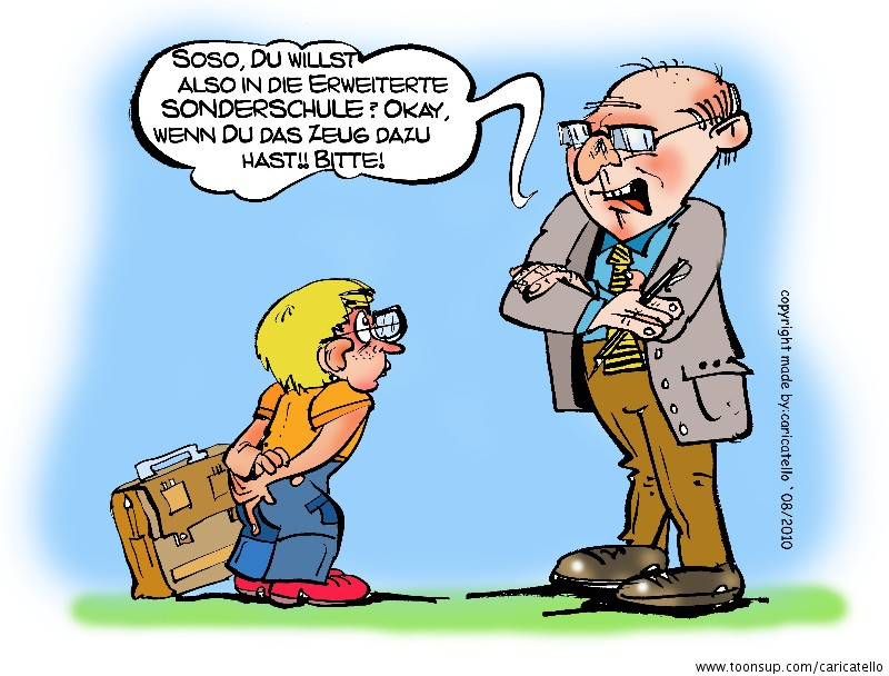 Cartoon: Das Zeug dazu haben.... 1