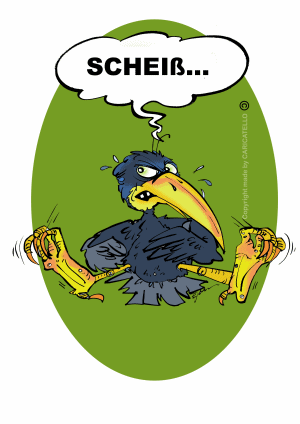 Cartoon: KRÄHschissen 1