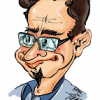 Portraitkarikatur: Wer erkennt sich?