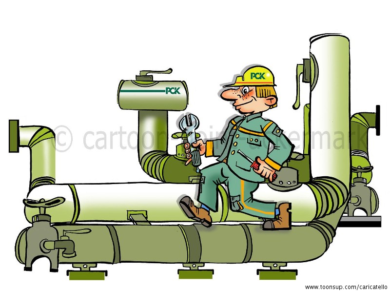 Cartoon: Thema Arbeitssicherheit 1
