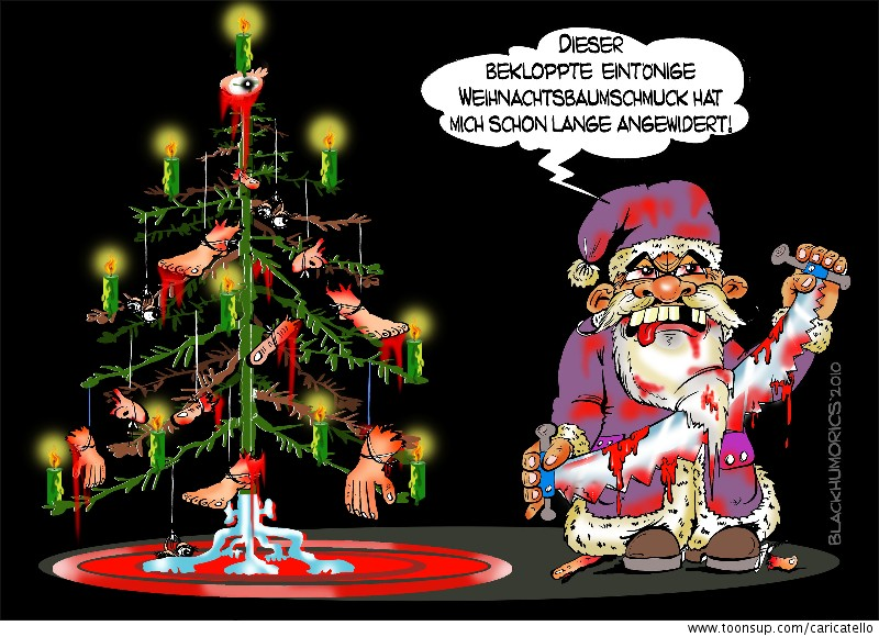 Cartoon: HORROR WEIHNACHT 1