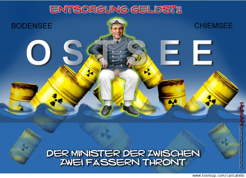 Illustration: Radioaktiver Zukunftsminister 1
