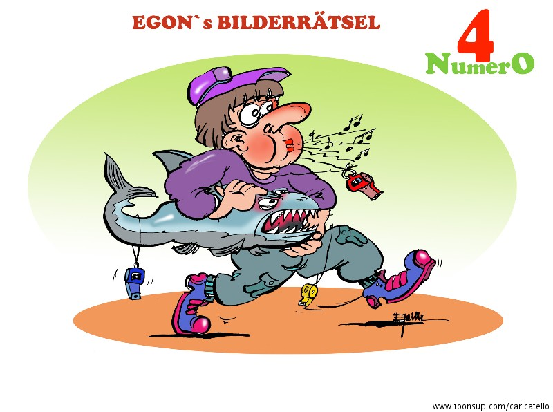 Cartoon: Bilderrätsel/Wortspiel Numero 4 1