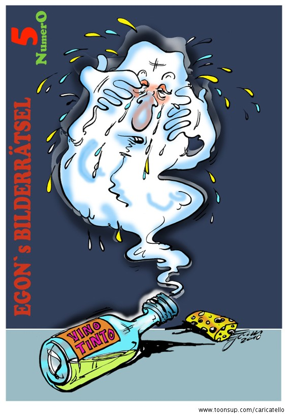 Cartoon: Bilderrätsel/Wortspiel Numero 5 1
