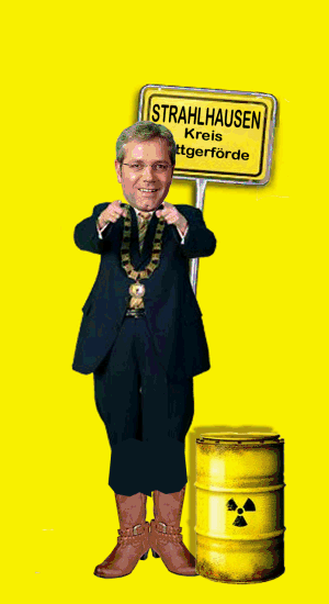 Cartoon: FASSungslose ATOMstrategie 1