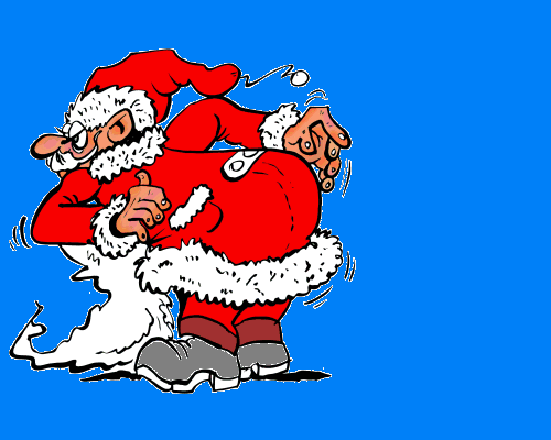 Cartoon: Weihnachtsmann Variante 2 1
