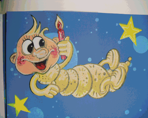 Illustration: Kinderzimmertapeten (Fluoreszierend) 1
