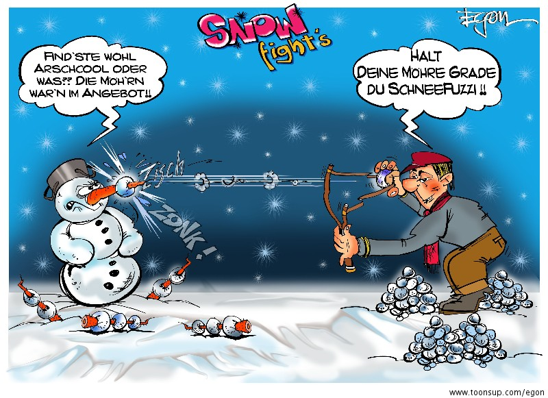Cartoon: Snowfights 4 1