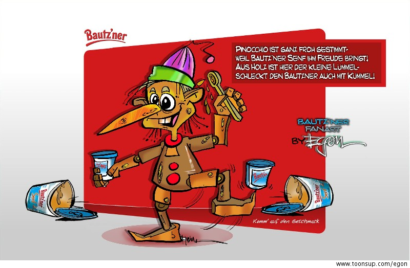 Illustration: Bautz`ner FANart Cartoon Nr.2 1