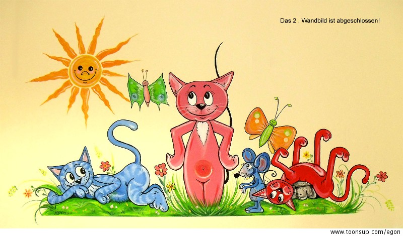 Cartoon: Wandbild fertig Nr.2 1