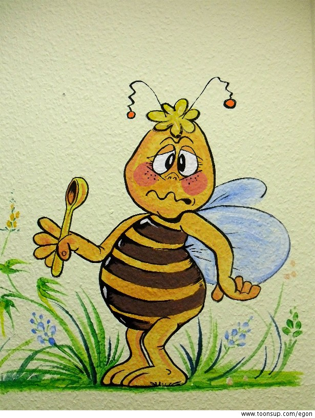 Cartoon: Wandbemalungen (Kinderzimmer) 1