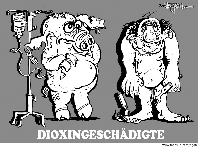 Cartoon: Ein Musterbeispiel für die Zukunft 1