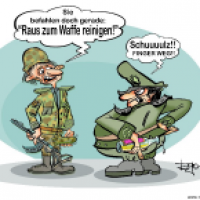 Waffe reinigen....