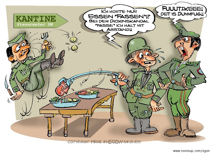 Cartoon: Essen fassen!!! 1