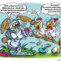 ERSTER!!! Meijn erster Ostercartoon.....