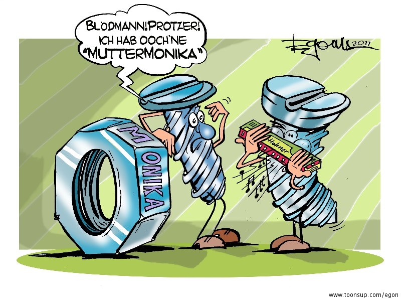 Cartoon: Eine 'MutterMonika' 1