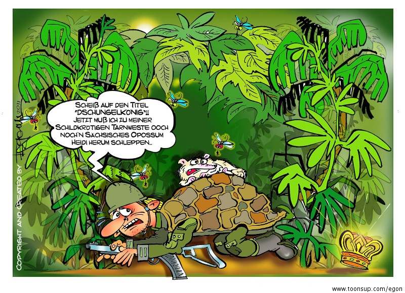 Cartoon: Thronentsteigung.... 1