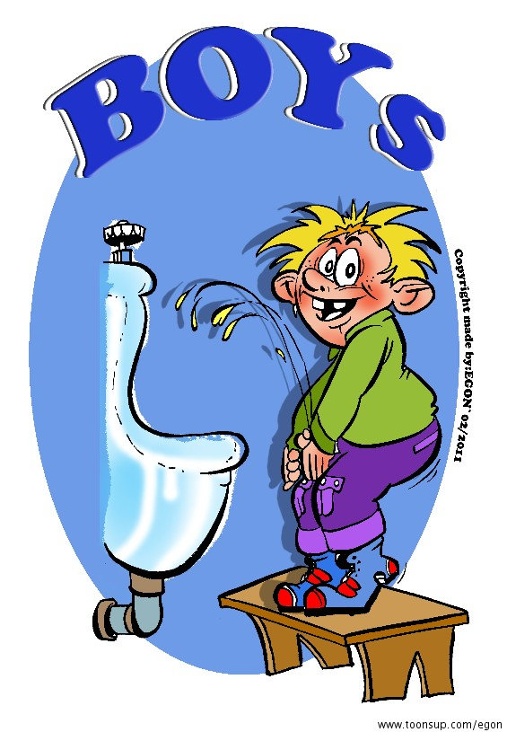 Cartoon: Toilettenschildchen für eine Kneipe.... 2