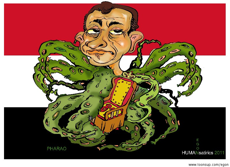 Cartoon: Der letzte Pharao Ägyptens 2