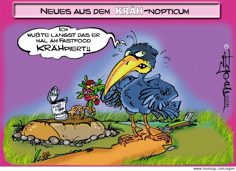Cartoon: Neues aus meiner KrähnomenalCartoonFolge 1