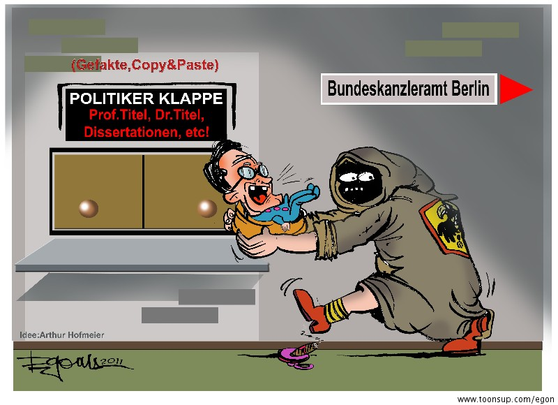Cartoon: Politikerklappe 1