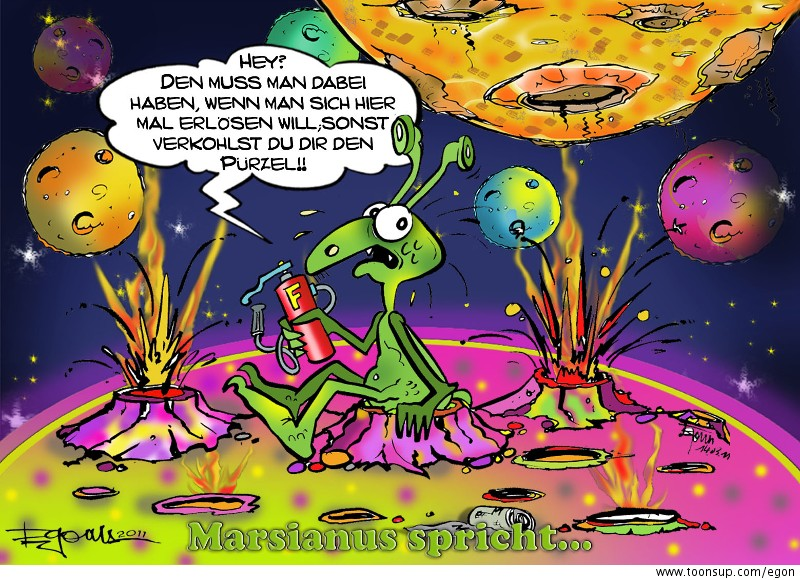 Cartoon: Marsianus Abenteuer 1