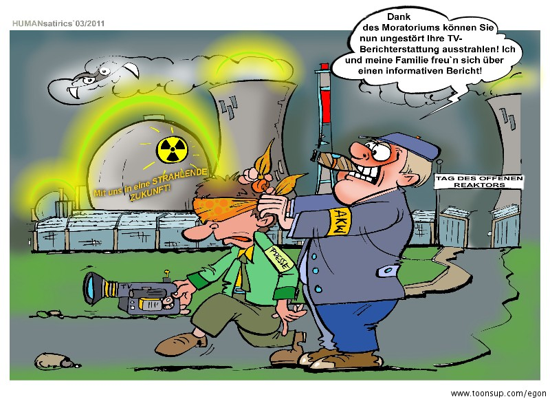 Cartoon: Berichterstattung 'Augenzeuge' 1