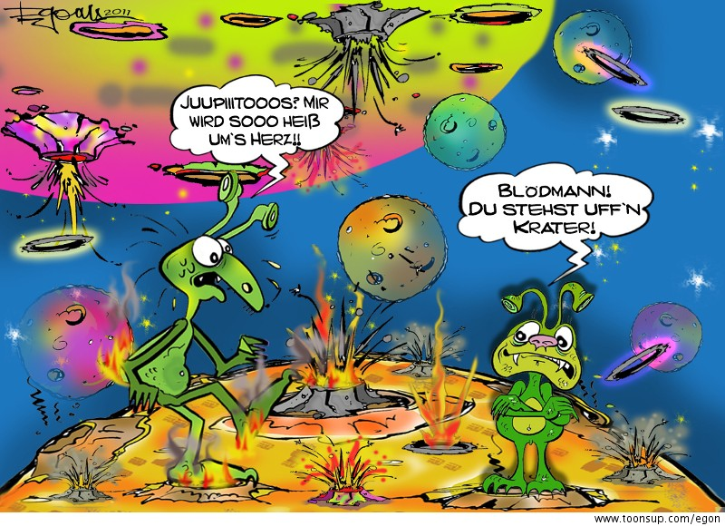 Cartoon: Teil 7:Heiß ums Herz`l 1