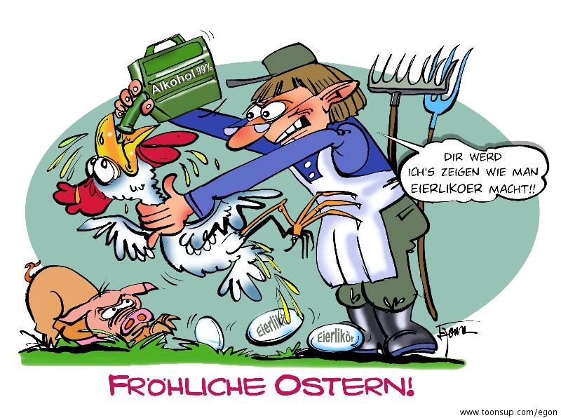 Cartoon: Fröhliche Ostern! 1