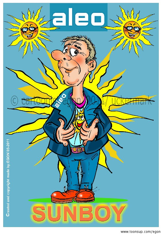 Cartoon: ALEO-Solartechnologien Prenzlau 2