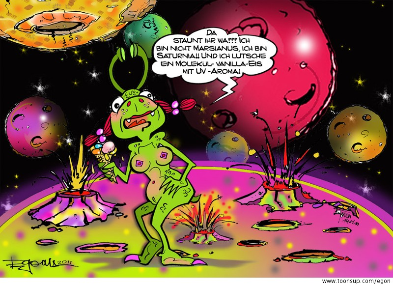 Cartoon: Marsianus Teil Nr.18 'Saturnia' 1