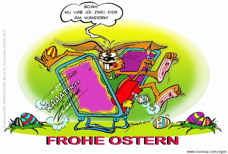 Cartoon: Eier am Wandern.... 1