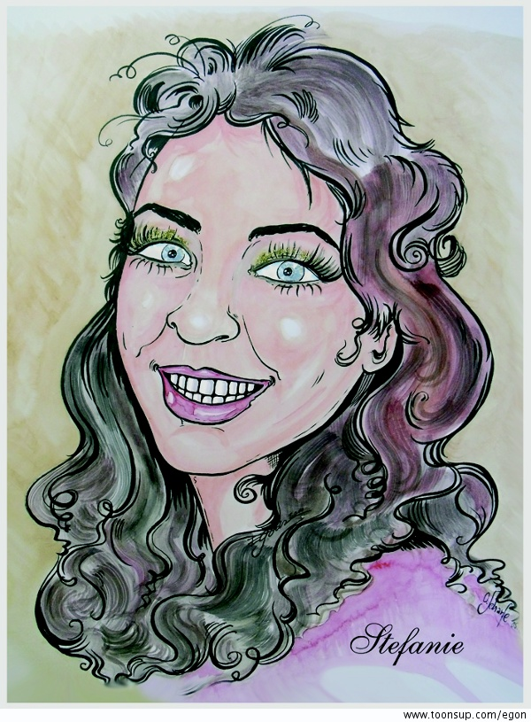 Illustration: Von der Ouline bis zur coloration,und der Empfängerin 5