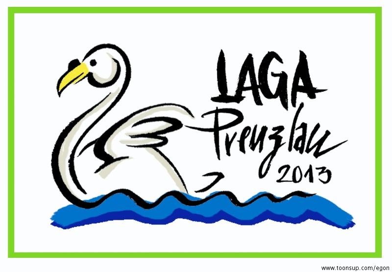 Illustration: Der Schwan als Wahrzeichen Prenzlau`s 1