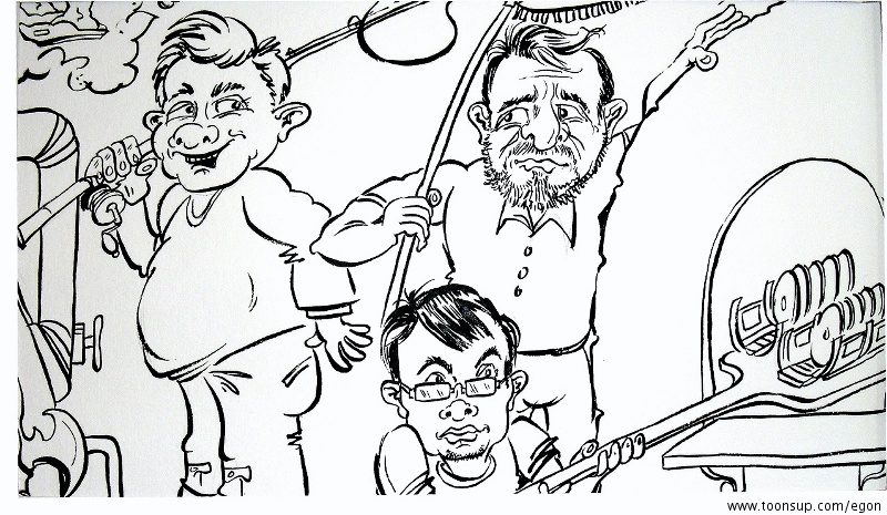 Cartoon: Folge II Details Großes CartoonBild 3