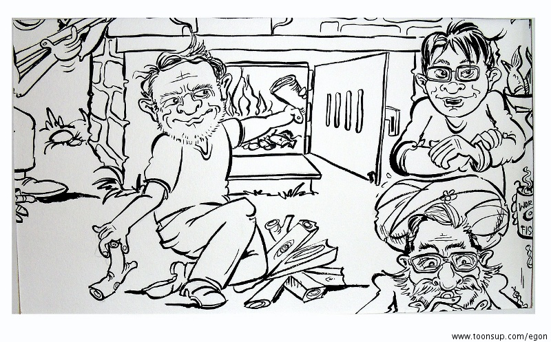 Cartoon: Folge II Details Großes CartoonBild 4