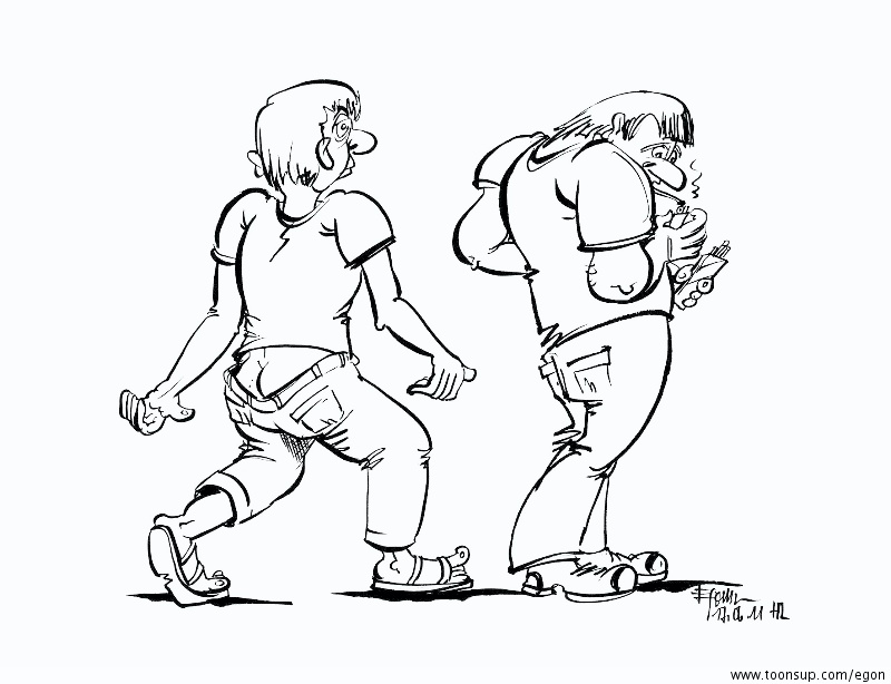 Cartoon: Aus meinem Lübecker Skizzenbuch.... 2