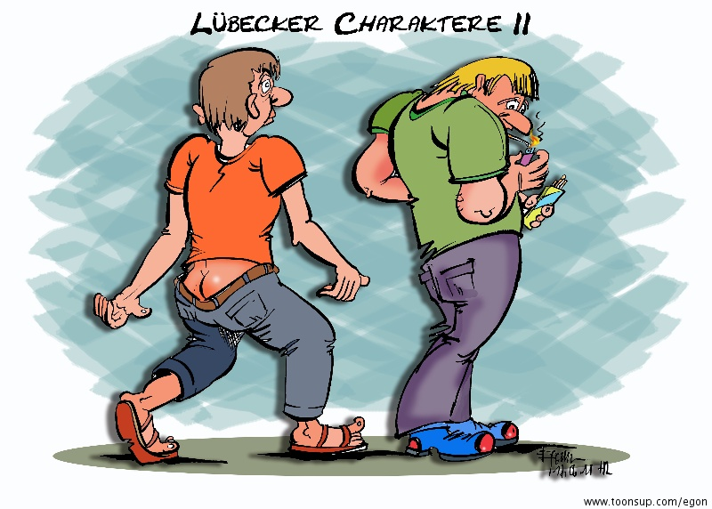 Cartoon: Aus meinem Lübecker Skizzenbuch!! Teil II 2
