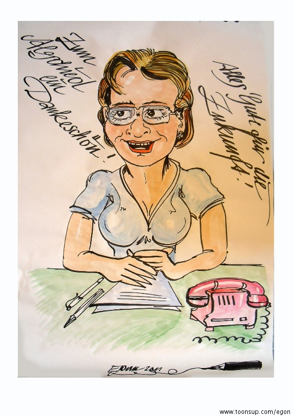 Cartoon: Mal Schnellzeichnungen danach handcoloriert! 3