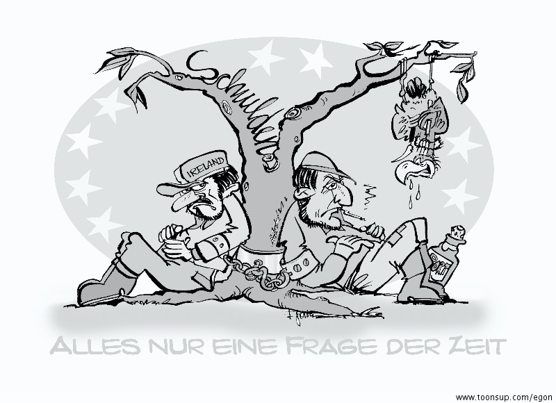 Cartoon: Eine Frage der Zeit..... 1