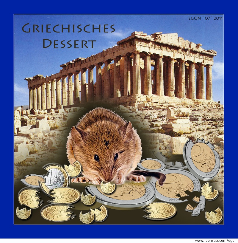 Illustration: Griechen Dessert 1