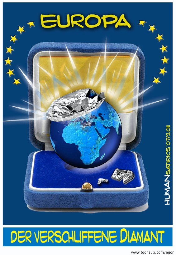 Concept Art / Character Design: Verschliffener Diamant Europa 1